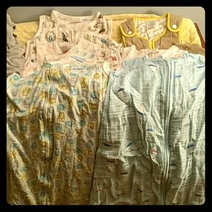 7 Sleepsacks & 1 Swaddle